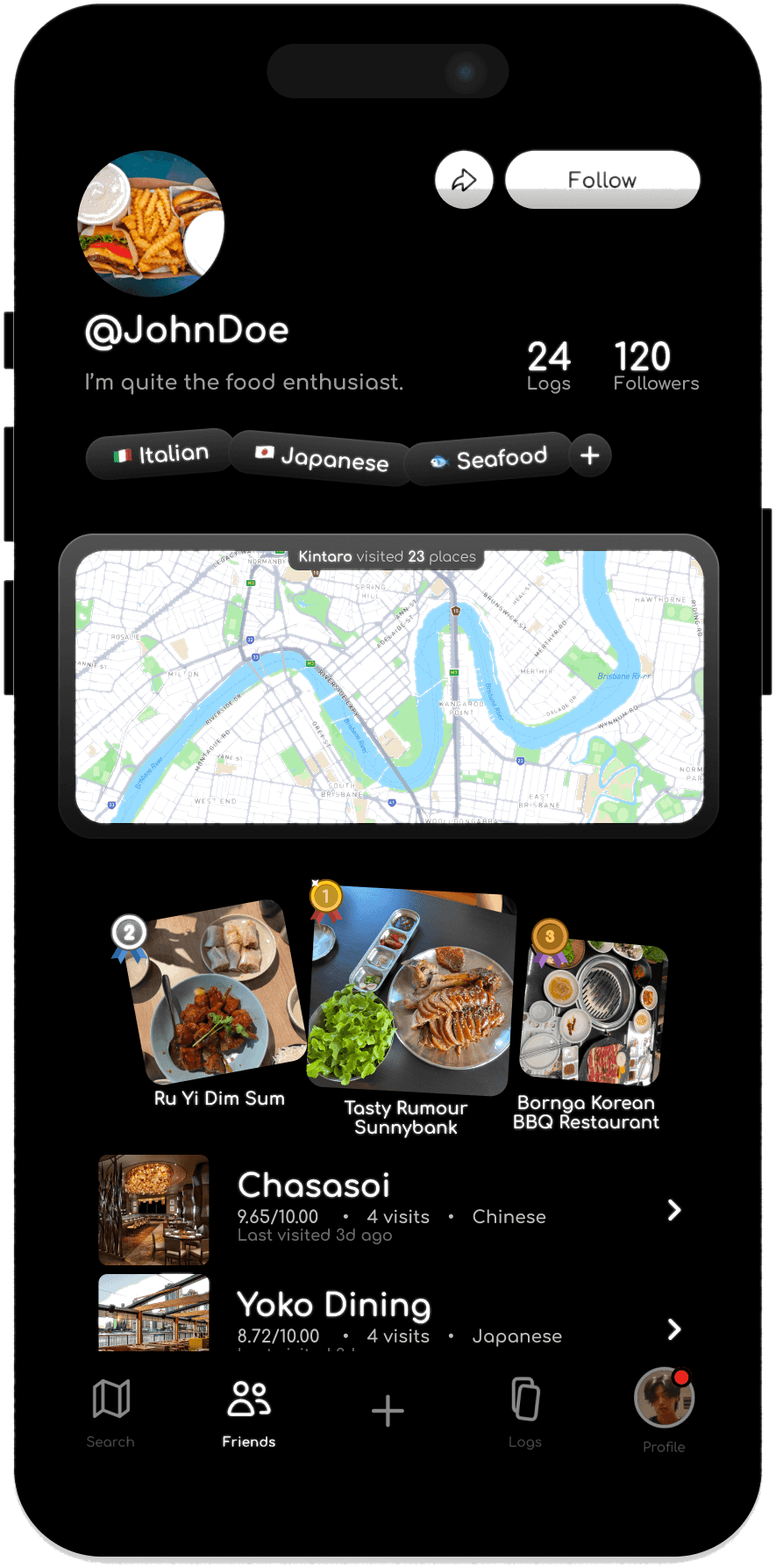 Pepperlog app screenshot